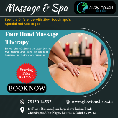 Four hand massage therapy